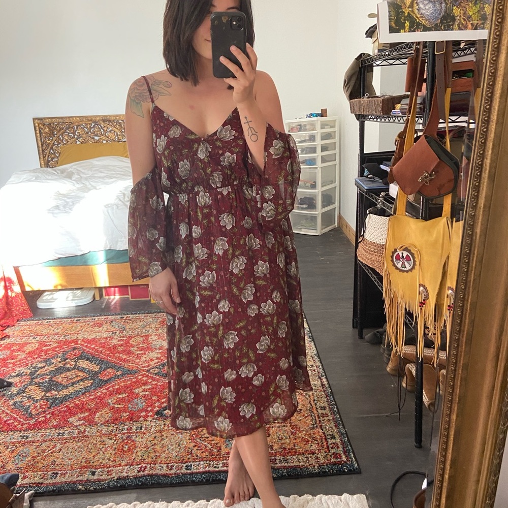 ✨SOLD✨ Floral Off Shoulder Dress